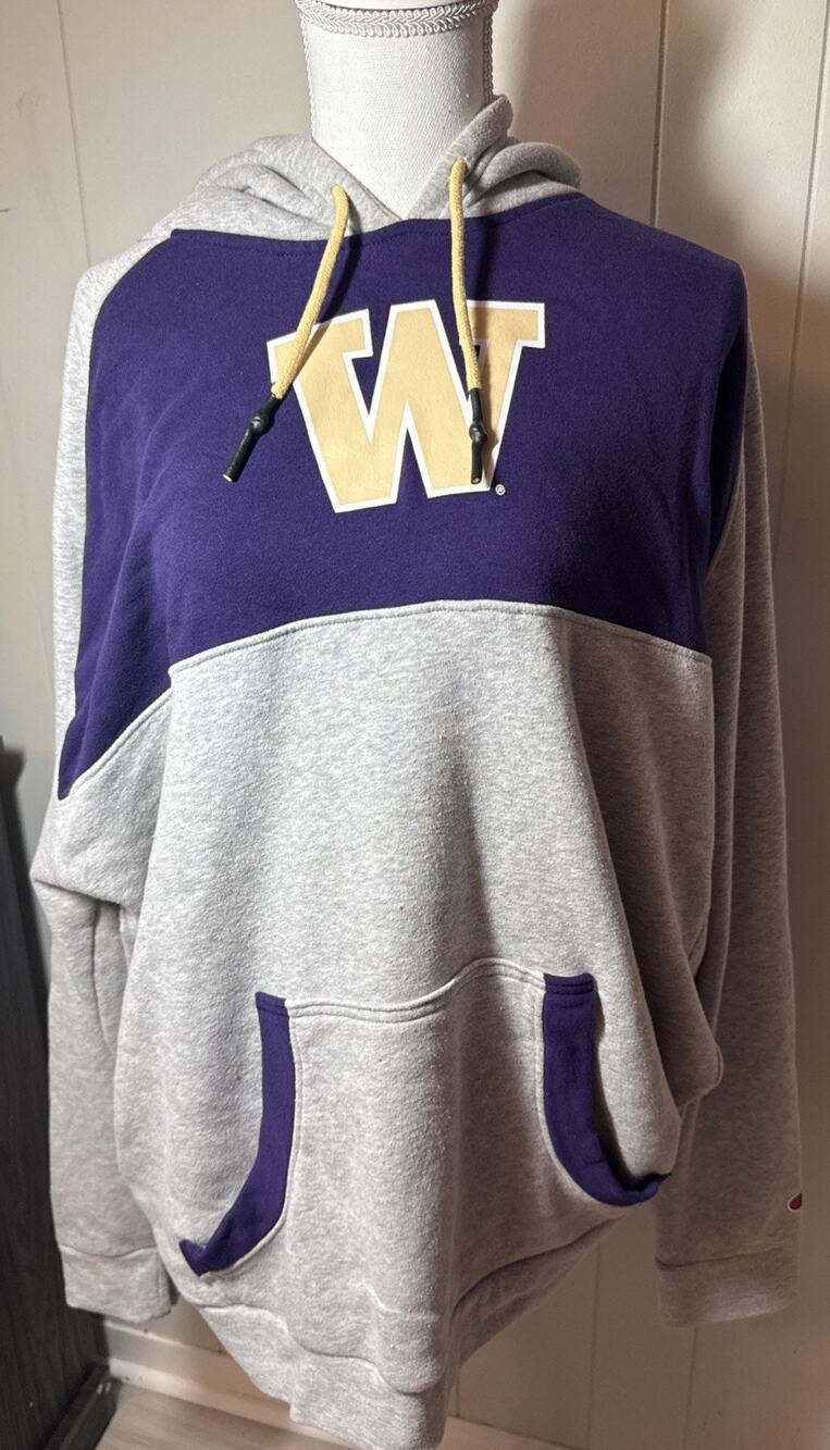 Washington Huskies Hoodie Champion Sportswear Pullover Sweatshirt 2XL GG